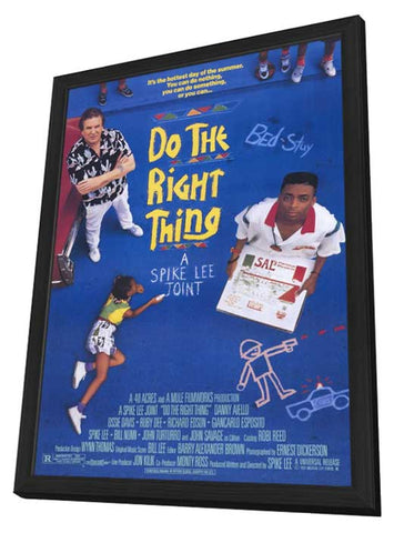 Do the Right Thing 11 x 17 Movie Poster - Style A - in Deluxe Aluminum Frame