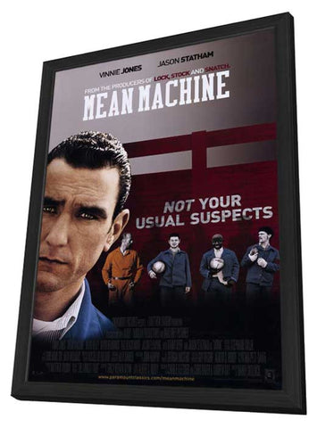 Mean Machine 11 x 17 Movie Poster - Style A - in Deluxe Aluminum Frame