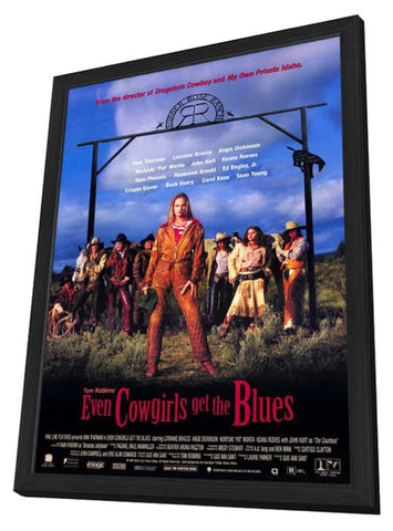 Even Cowgirls Get the Blues 11 x 17 Movie Poster - Style A - in Deluxe Aluminum Frame