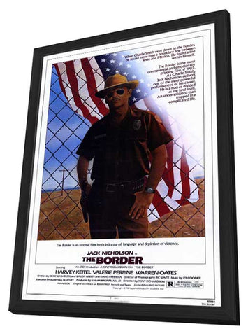 The Border 11 x 17 Movie Poster - Style A - in Deluxe Aluminum Frame