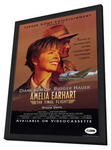 Amelia Earhart:  The Final Flight 11 x 17 Movie Poster - Style A - in Deluxe Wood Frame