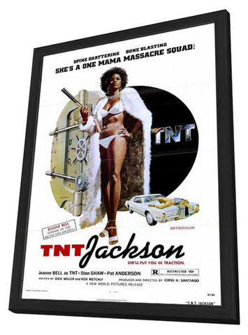 TNT Jackson 11 x 17 Movie Poster - Style A - in Deluxe Wood Frame