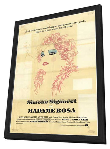 Madame Rosa 11 x 17 Movie Poster - Style A - in Deluxe Wood Frame