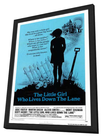 The Little Girl Who Lives Down the Lane 11 x 17 Movie Poster - Style A - in Deluxe Aluminum Frame