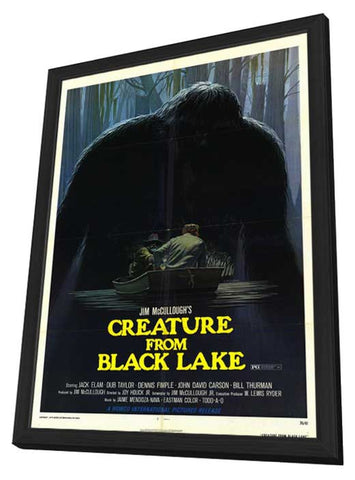 Creature From Black Lake 11 x 17 Movie Poster - Style A - in Deluxe Aluminum Frame