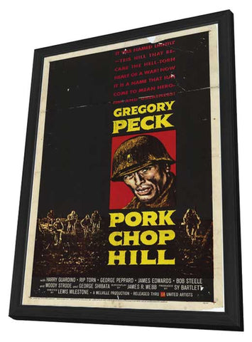 Pork Chop Hill 11 x 17 Movie Poster - Style A - in Deluxe Aluminum Frame