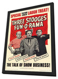 Three Stooges Fun-O-Rama 11 x 17 Movie Poster - Style A - in Deluxe Aluminum Frame