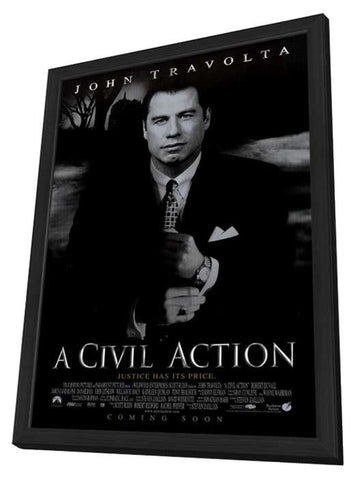 A Civil Action 11 x 17 Movie Poster - Style A - in Deluxe Aluminum Frame