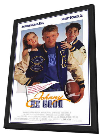 Johnny Be Good 11 x 17 Movie Poster - Style A - in Deluxe Aluminum Frame