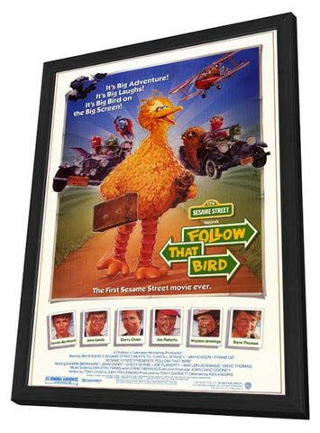 Follow That Bird 11 x 17 Movie Poster - Style A - in Deluxe Aluminum Frame