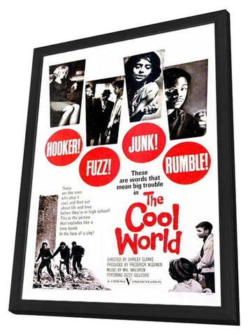 The Cool World 11 x 17 Movie Poster - Style A - in Deluxe Aluminum Frame