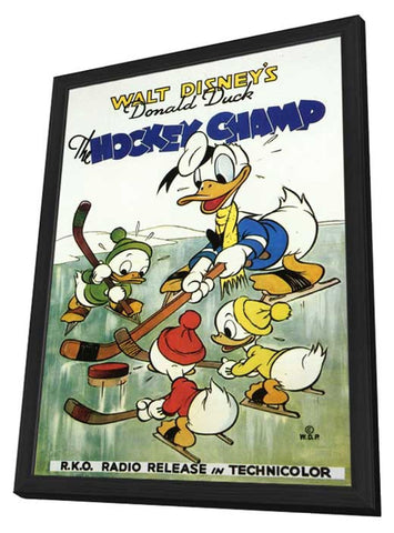 The Hockey Champ 11 x 17 Movie Poster - Style A - in Deluxe Aluminum Frame