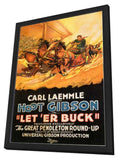 Let 'er Buck 11 x 17 Movie Poster - Style A - in Deluxe Aluminum Frame