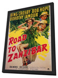 Road to Zanzibar 11 x 17 Movie Poster - Style A - in Deluxe Aluminum Frame