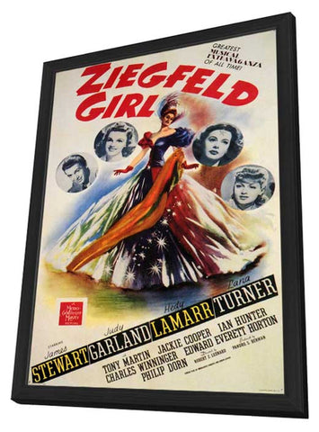 Ziegfeld Girl 11 x 17 Movie Poster - Style A - in Deluxe Aluminum Frame