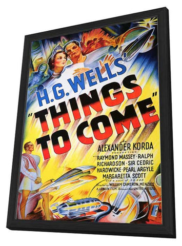 Things to Come 11 x 17 Movie Poster - Style B - in Deluxe Aluminum Frame
