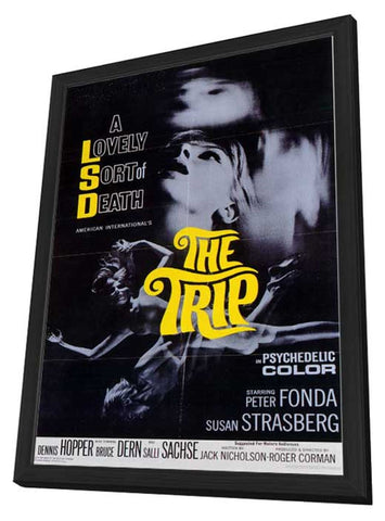 The Trip 11 x 17 Movie Poster - Style A - in Deluxe Aluminum Frame