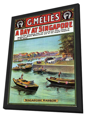 A Day at Singapore 11 x 17 Movie Poster - Style A - in Deluxe Aluminum Frame