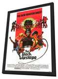 The Black Gestapo 11 x 17 Movie Poster - Style A - in Deluxe Wood Frame