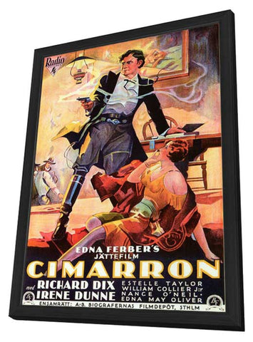 Cimarron 11 x 17 Poster - Foreign - Style A - in Deluxe Aluminum Frame