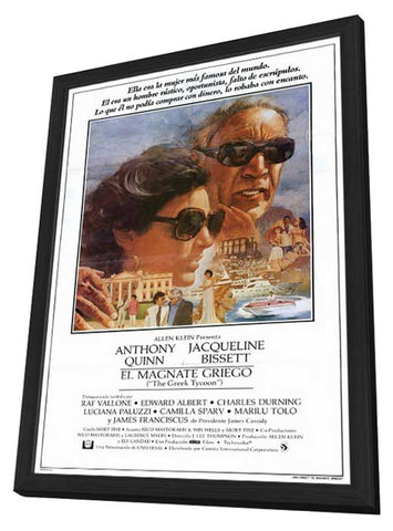 The Greek Tycoon 11 x 17 Poster - Foreign - Style A - in Deluxe Aluminum Frame