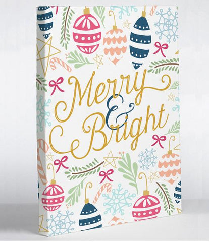 Merry & Bright - Multi Canvas Wall Decor by Pen & Paint