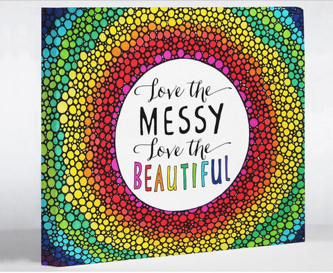 Messy Beautiful - Multi Canvas Wall Decor by Pen & Paint