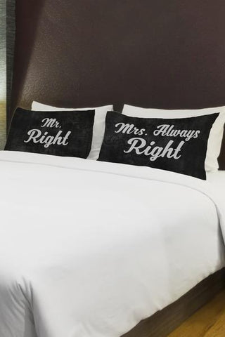 Mrs Always Right Pillowcase by OBC