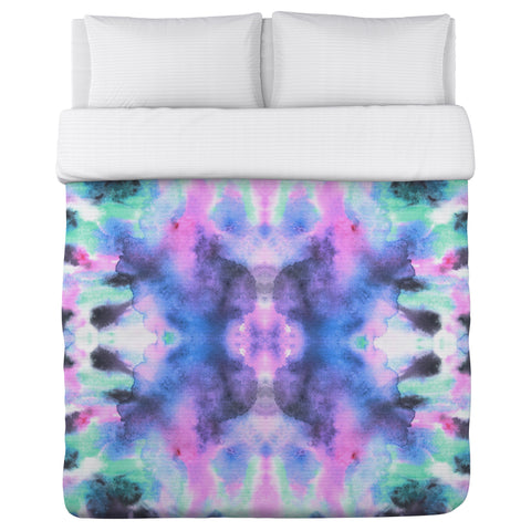Abstract Ink Colors - Multi Duvet Cover by OBC 104 X 88