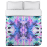 Abstract Ink Colors - Multi Duvet Cover by OBC 88 X 88