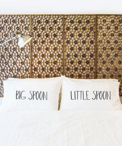 Big Spoon Little Spoon Pillowcase by OBC