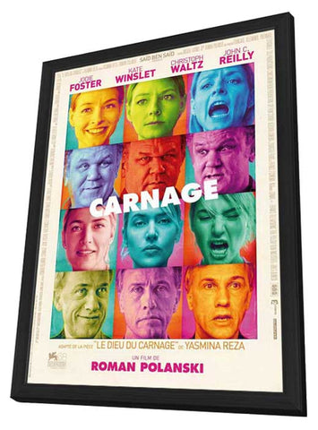 Carnage 11 x 17 Movie Poster - Style A - in Deluxe Aluminum Frame