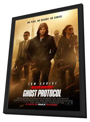 Mission: Impossible - Ghost Protocol 11 x 17 Movie Poster - Style D - in Deluxe Aluminum Frame