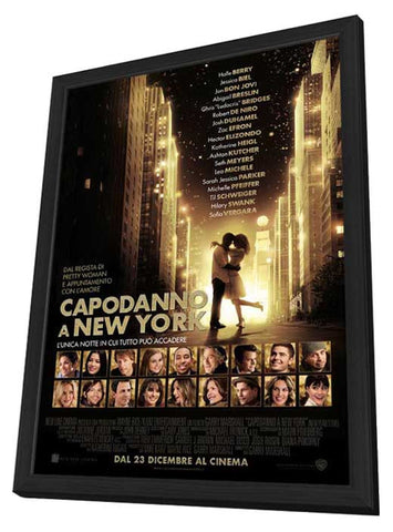 New Year's Eve 11 x 17 Movie Poster - Italian Style A - in Deluxe Aluminum Frame