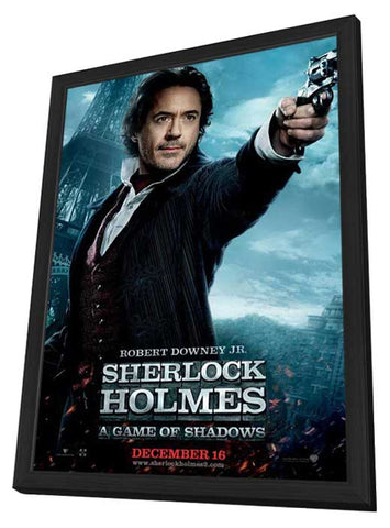 Sherlock Holmes A Game of Shadows 11 x 17 Movie Poster - Style H - in Deluxe Aluminum Frame