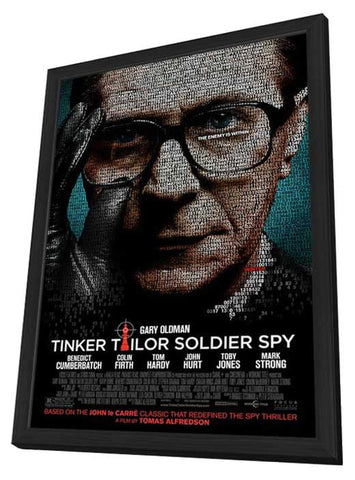 Tinker, Tailor, Soldier, Spy 11 x 17 Movie Poster - Style G - in Deluxe Aluminum Frame