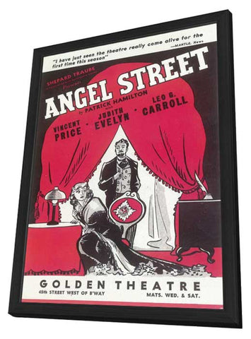 Angel Street (Broadway) 11 x 17 Poster - Style A - in Deluxe Aluminum Frame