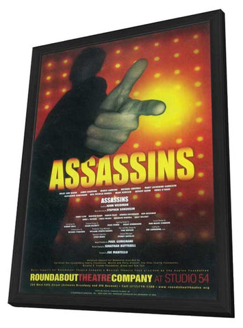 Assassins (Broadway) 11 x 17 Poster - Style A - in Deluxe Aluminum Frame