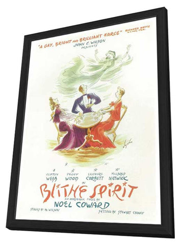Blithe Spirit (Broadway) 11 x 17 Poster - Style A - in Deluxe Aluminum Frame