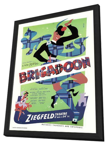 Brigadoon (Broadway) 11 x 17 Poster - Style A - in Deluxe Aluminum Frame