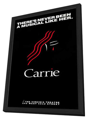Carrie (Broadway) 11 x 17 Poster - Style A - in Deluxe Aluminum Frame