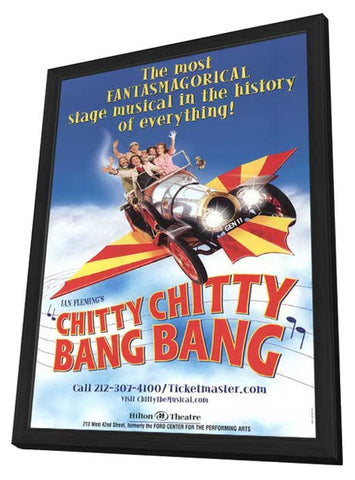 Chitty Chitty Bang Bang (Broadway) 11 x 17 Poster - Style A - in Deluxe Aluminum Frame