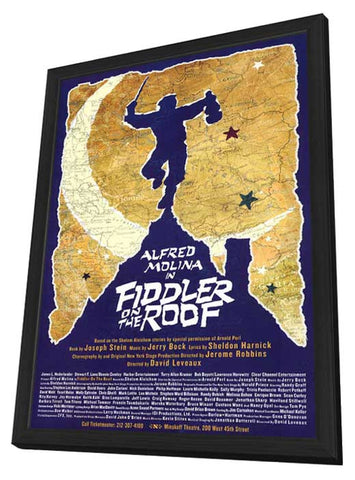 Fiddler on the Roof (Broadway) 11 x 17 Poster - Style A - in Deluxe Aluminum Frame