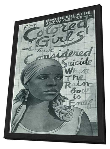 For Colored Girls Who Have Considered Suicide/When the Rainbow is Enuf (Broadway) 11 x 17 Poster - Style A - in Deluxe Aluminum Frame