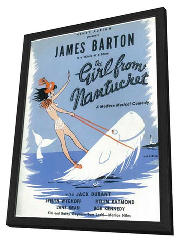 Girl From Nantucket, The (Broadway) 11 x 17 Poster - Style A - in Deluxe Aluminum Frame