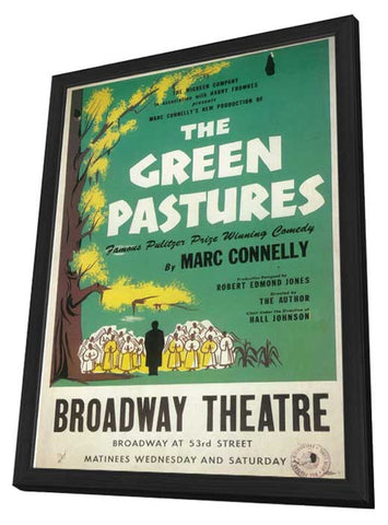 Green Pastures, The (Broadway) 11 x 17 Poster - Style A - in Deluxe Aluminum Frame