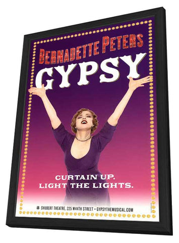 Gypsy (Broadway) 11 x 17 Poster - Style A - in Deluxe Aluminum Frame
