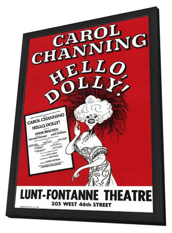Hello Dolly (Broadway) 11 x 17 Poster - Style A - in Deluxe Aluminum Frame