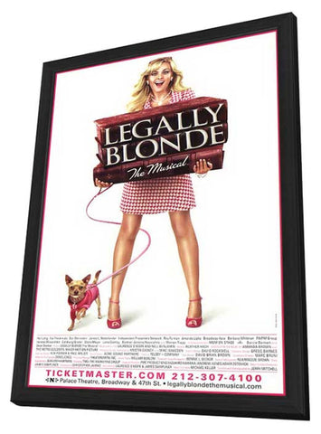 Legally Blonde The Musical (Broadway) 11 x 17 Poster - Style A - in Deluxe Aluminum Frame