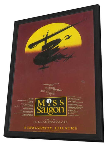 Miss Saigon (Broadway) 11 x 17 Poster - Style A - in Deluxe Aluminum Frame